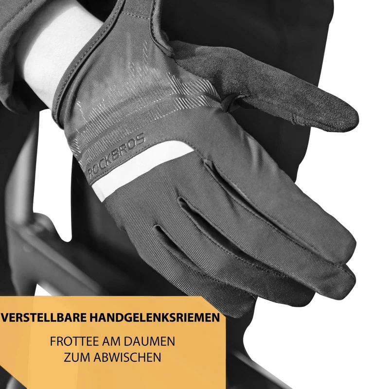 ROCKBROS Fahrradhandschoenen Touchscreen Handschoenen voor Herren Damen