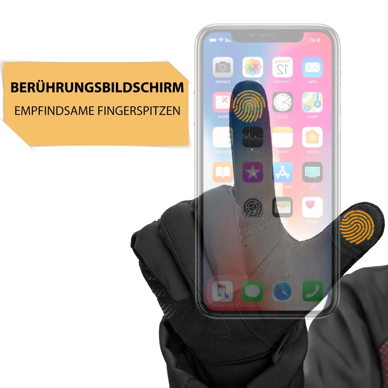 ROCKBROS Fahrradhandschoenen Touchscreen Handschoenen voor Herren Damen