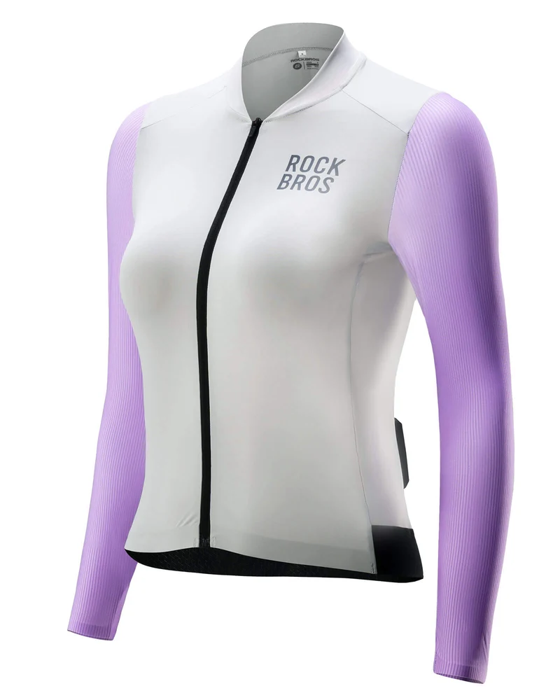 Damen Langarm-Radtrikot Fahrrad Jersey voor MTB en Rennrad