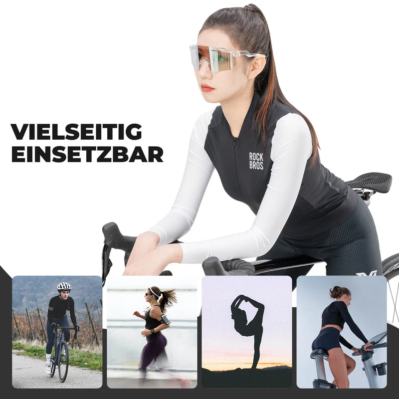 Damen Langarm-Radtrikot Fahrrad Jersey voor MTB en Rennrad