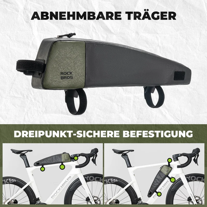 2-у-1 Oberrohrtasche Wasserabweisend mit Schultergurt 0,9 л