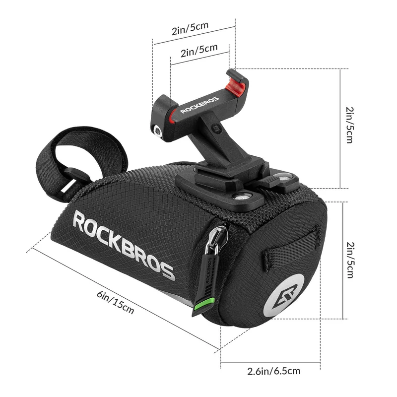 ROCKBROS Fahrrad Satteltas voor MTB/Rennrad/Faltrad Mini Portable