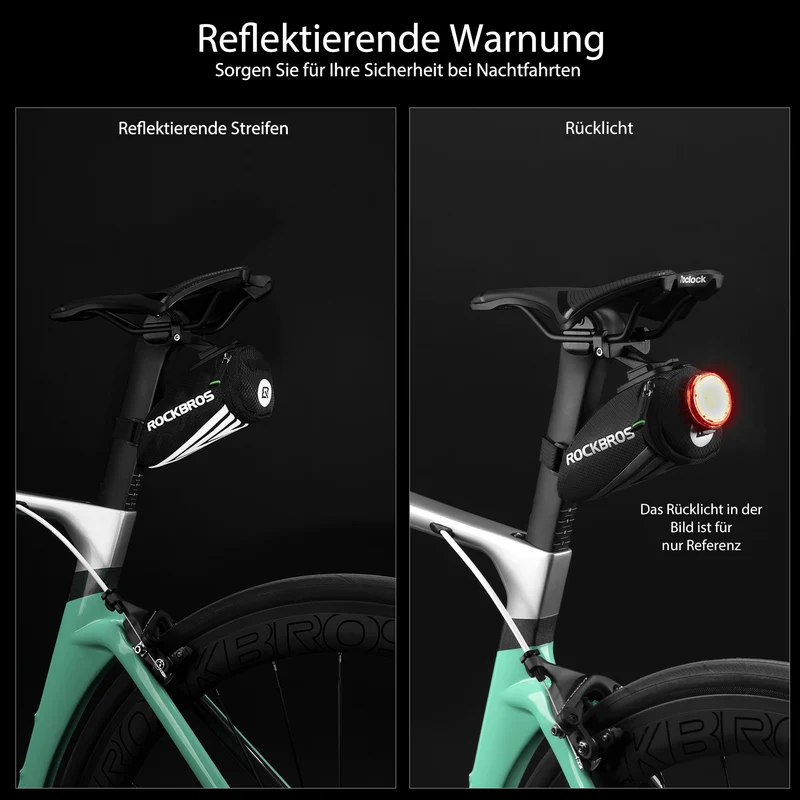 ROCKBROS Fahrrad Satteltas voor MTB/Rennrad/Faltrad Mini Portable