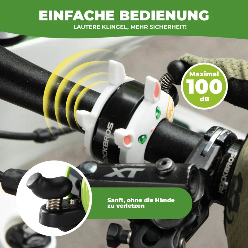 Kinder Fahrradklingel Laut für Lenker 22,2-25,4 мм