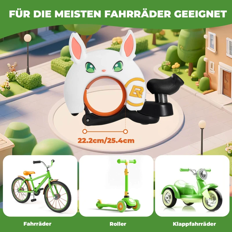 Kinder Fahrradklingel Laut für Lenker 22,2-25,4 мм