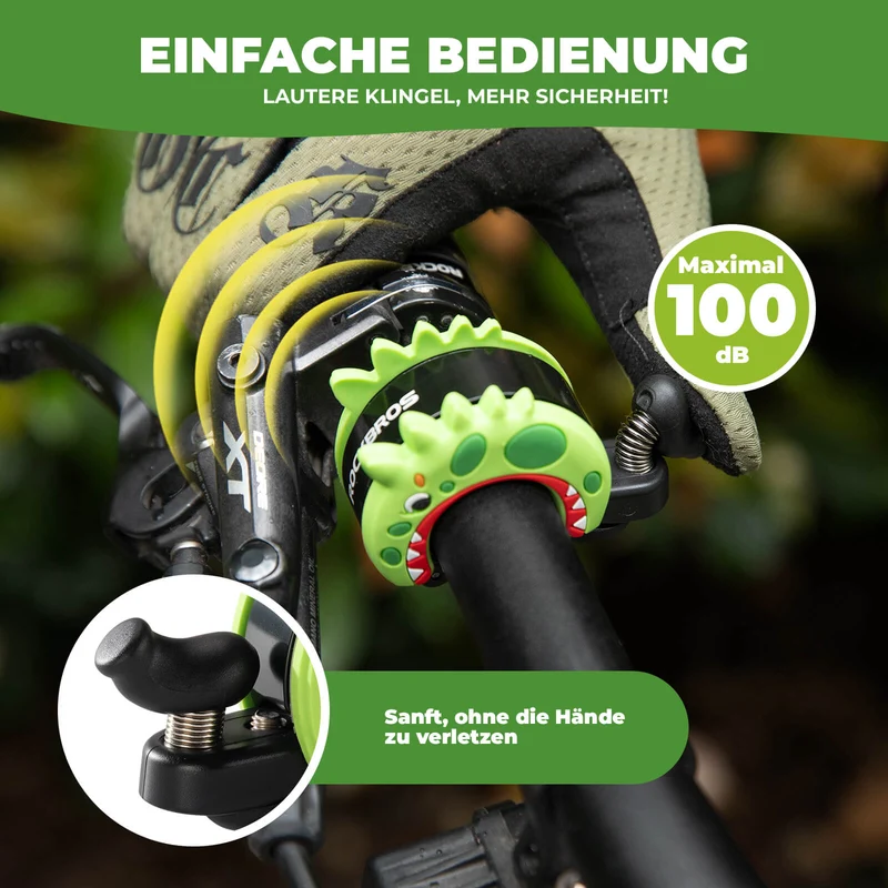Kinder Fahrradklingel Laut für Lenker 22,2-25,4 мм