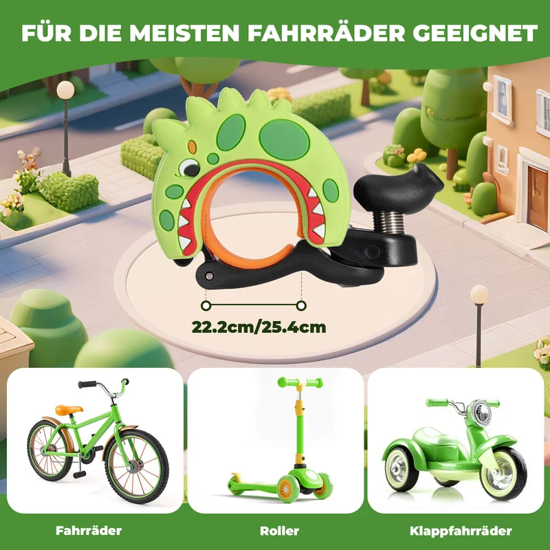 Kinder Fahrradklingel Laut für Lenker 22,2-25,4 мм