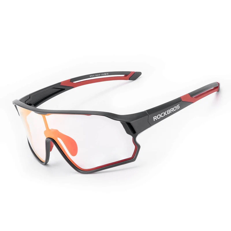 ROCKBROS Kinder Fahrradbrille UV400-Schutz Selbsttonend Sonnenbrille