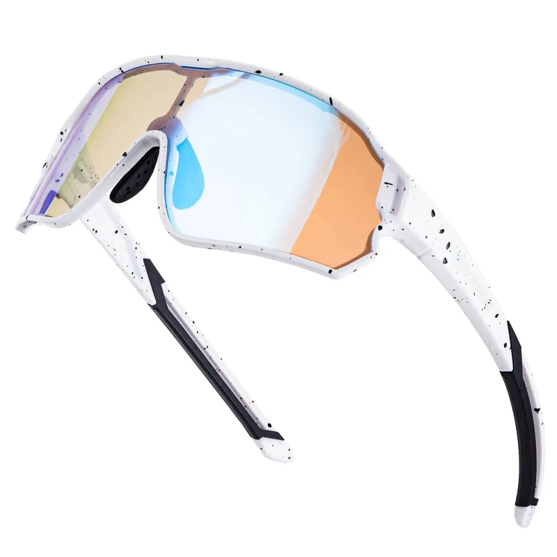 ROCKBROS Kinder Fahrradbrille UV400-Schutz Selbsttonend Sonnenbrille