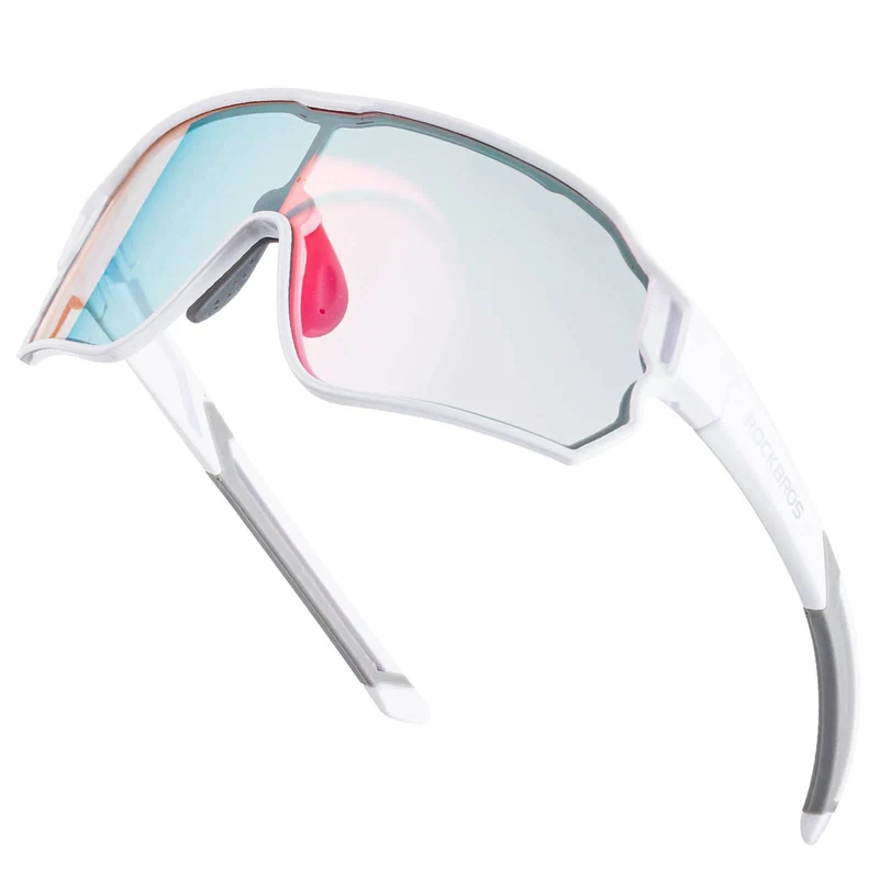 ROCKBROS Kinder Fahrradbrille UV400-Schutz Selbsttonend Sonnenbrille