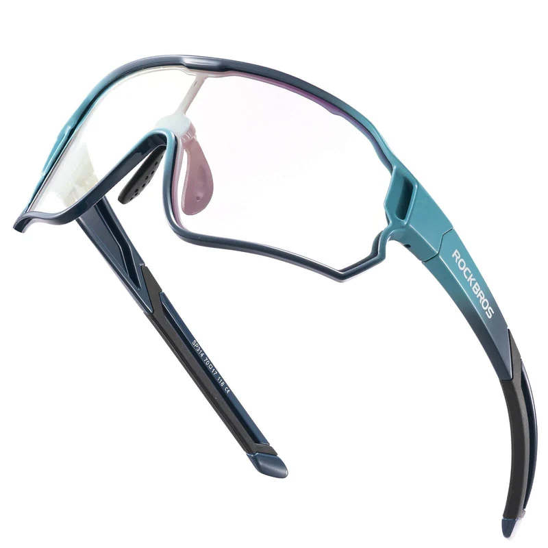 ROCKBROS Kinder Fahrradbrille UV400-Schutz Selbsttonend Sonnenbrille
