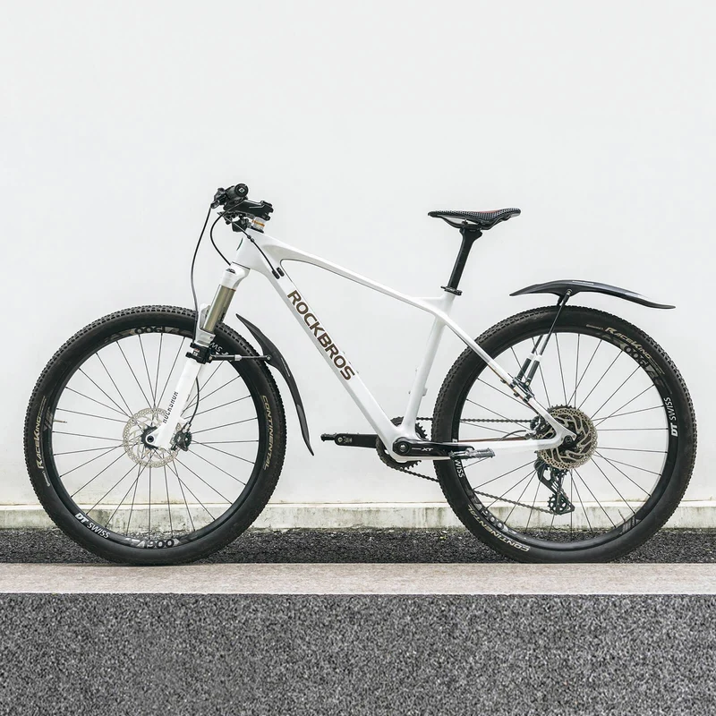 ROCKBROS Fahrrad Schutzbleche Set Vorne/Hinten Flexible Fahrradschutzblech Verstellbar