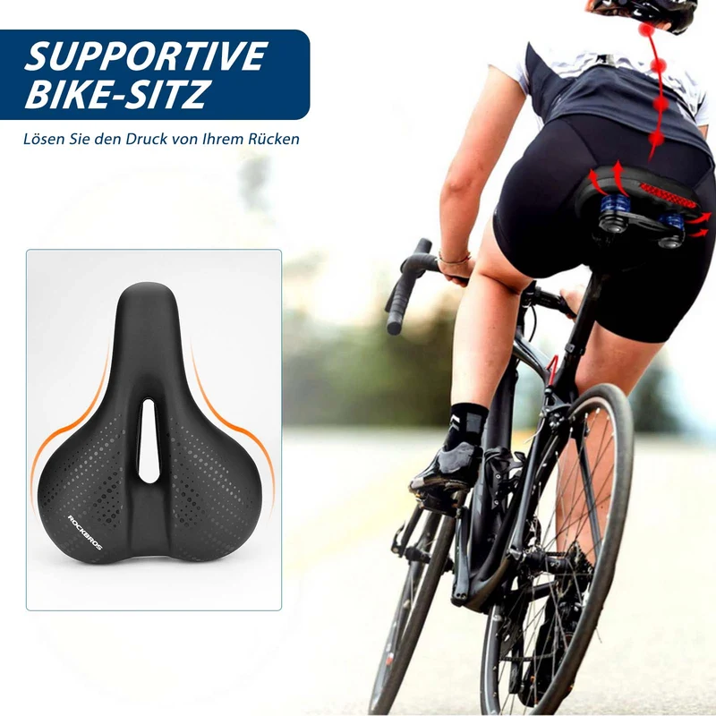 ROCKBROS Fahrradsattel uit Atmungsaktiv hoge Memory Foam