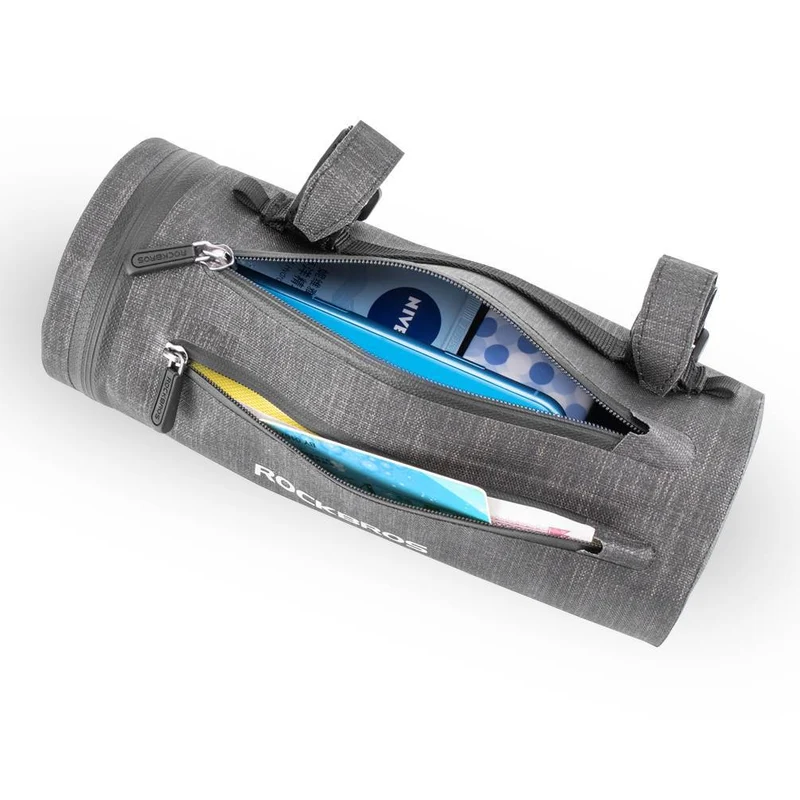 ROCKBROS 3 у 1 Wasserdichte Lenkertasche Zylindrisch Tragbar 2л