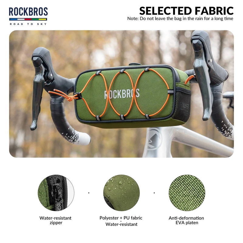 ДАРОГА ДА НЕБА Wasserdichte reflektierende Fahrradlenkertasche