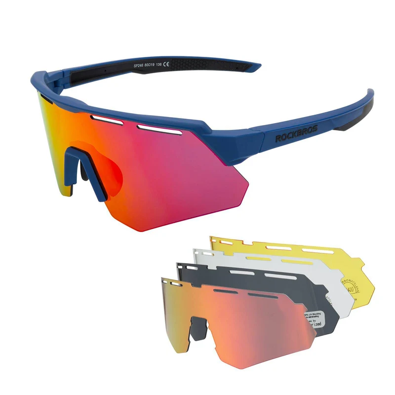 ROCKBROS Gepolariseerde bril met 4 glazen glazen