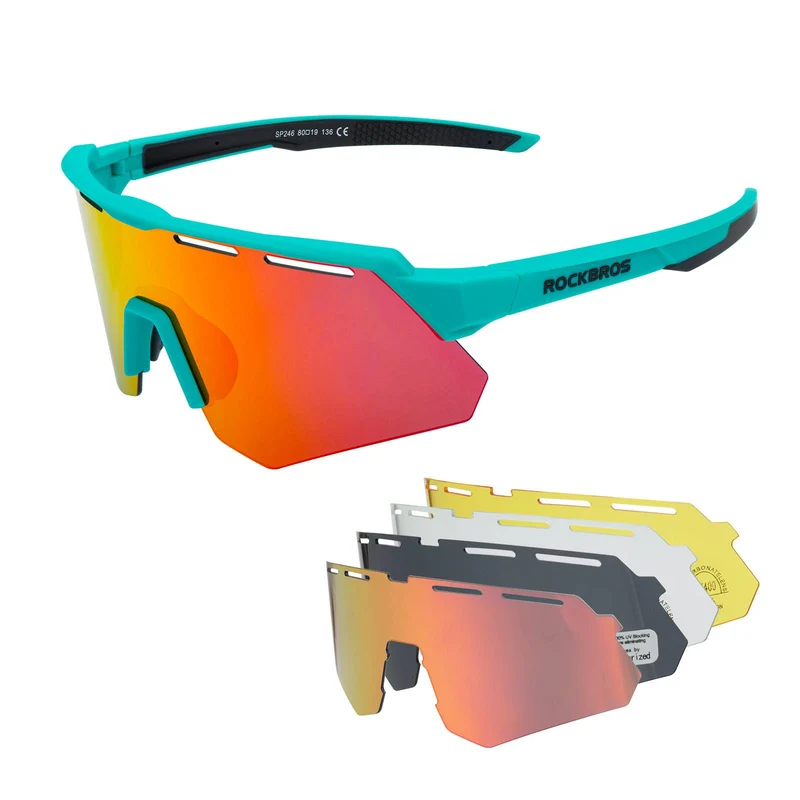 ROCKBROS Gepolariseerde bril met 4 glazen glazen