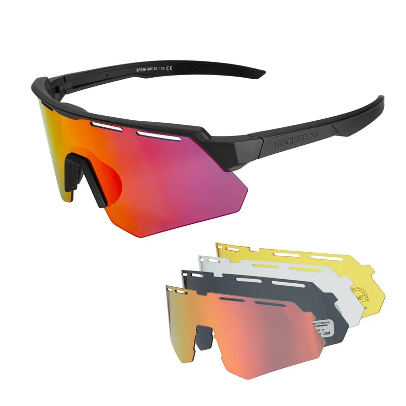 ROCKBROS Gepolariseerde bril met 4 glazen glazen
