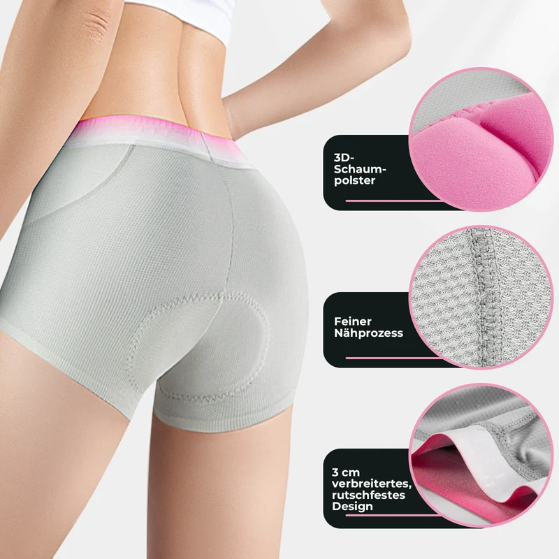 ROCKBROS Damen Radunterhose met 3D Gepolsterde Radlerhose Atmungsaktiv