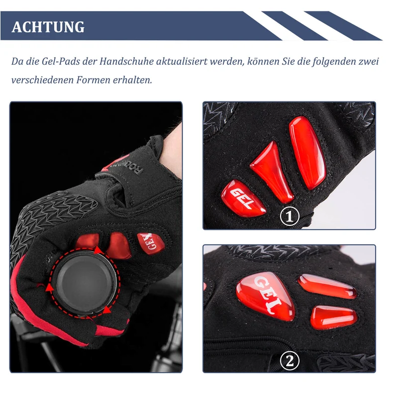 ROCKBROS Fahrradhandschuhe Winddicht Fahrrad Handschuhe Сэнсарны экран