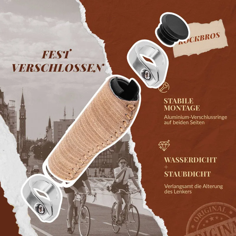 ROCKBROS Fahrradgriffe MTB Retro Lenkergriffe Ergonomisch ontwerp