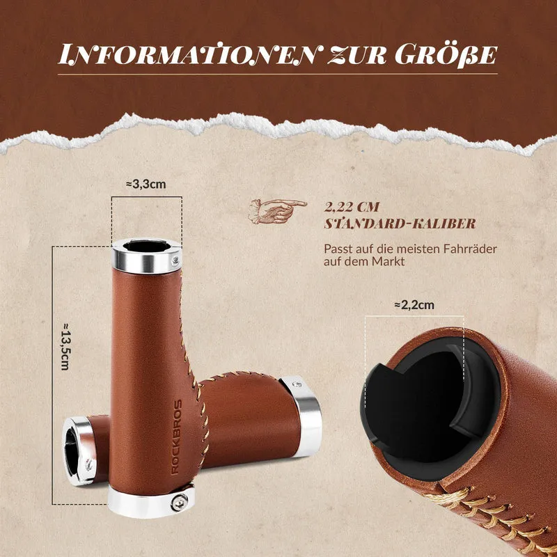 ROCKBROS Fahrradgriffe MTB Retro Lenkergriffe Ergonomisch ontwerp