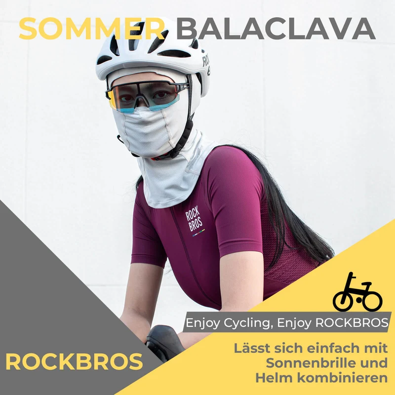 Sommer Sturmhaube UPF 50+ Kühlende bivakmuts