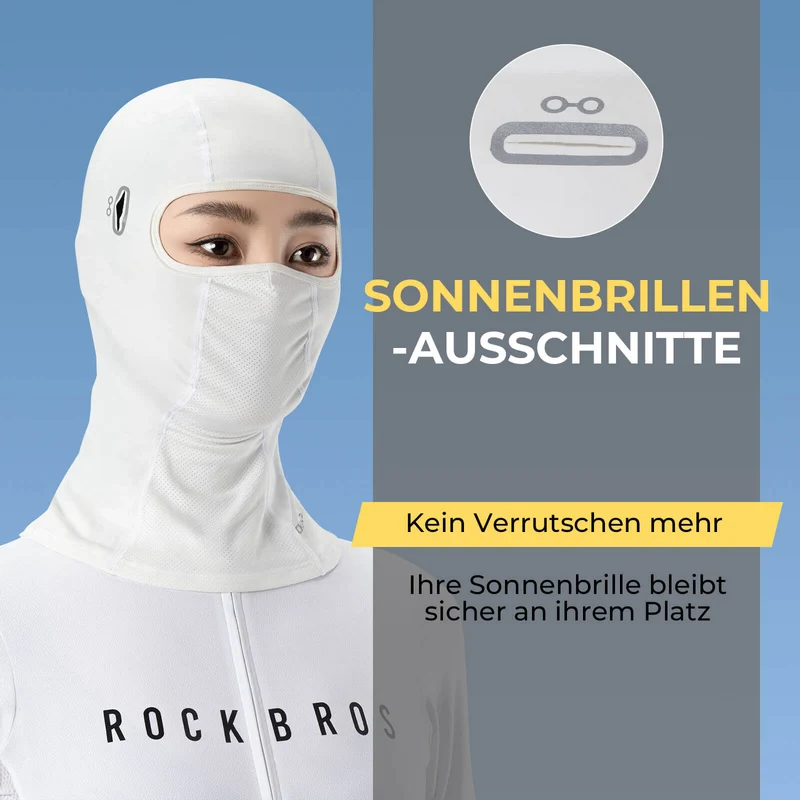 Sommer Sturmhaube UPF 50+ Kühlende bivakmuts