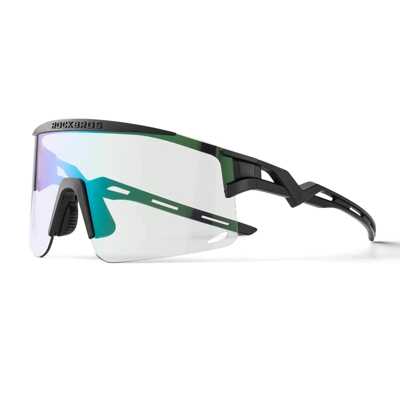 ROCKBROS Fahrradbrille Selbsttönend/Polarisiert Antibeschlag Winddicht UV-Schutz