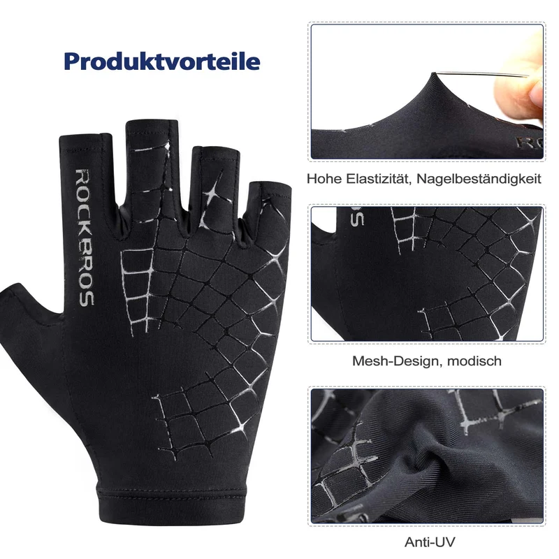 ROCKBROS Zomer actieve sport-radhandschoenen voor mannen en vrouwen