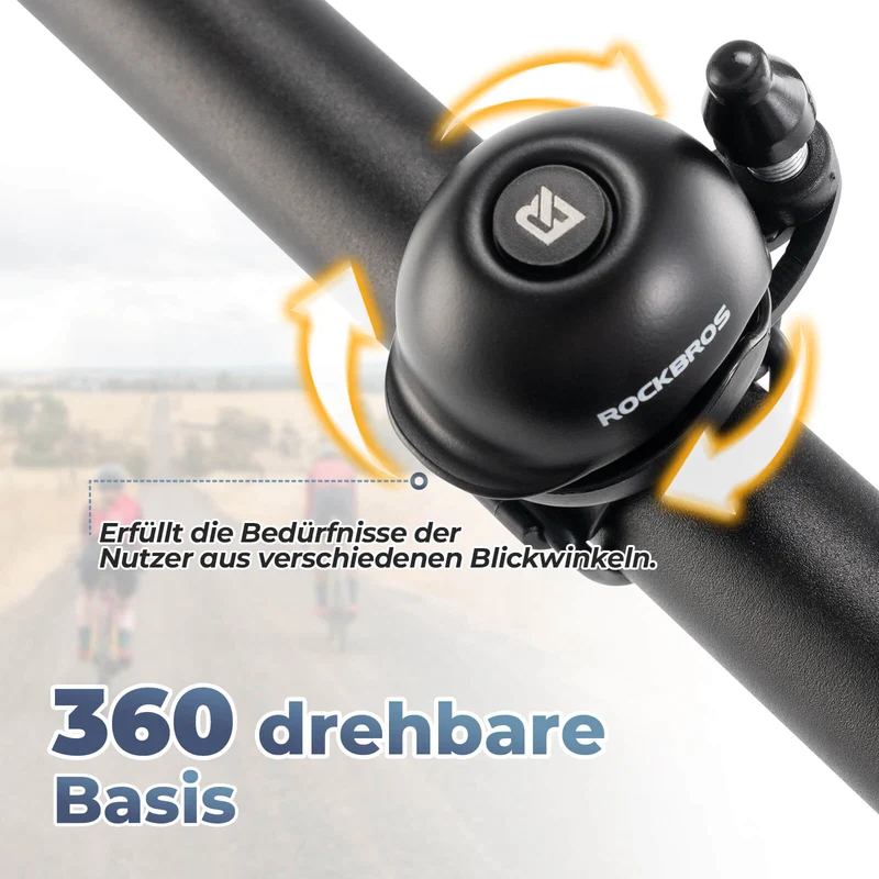Fahrradklingel 360-Grad-Drehung voor 22-34mm Lenker
