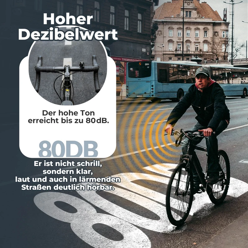 Fahrradklingel 360-Grad-Drehung voor 22-34mm Lenker