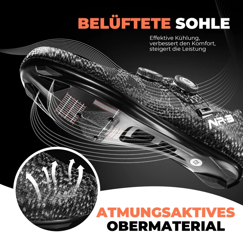 Fahrradschuhe SPD-SL & Look KEO compatibel - серыя NR3