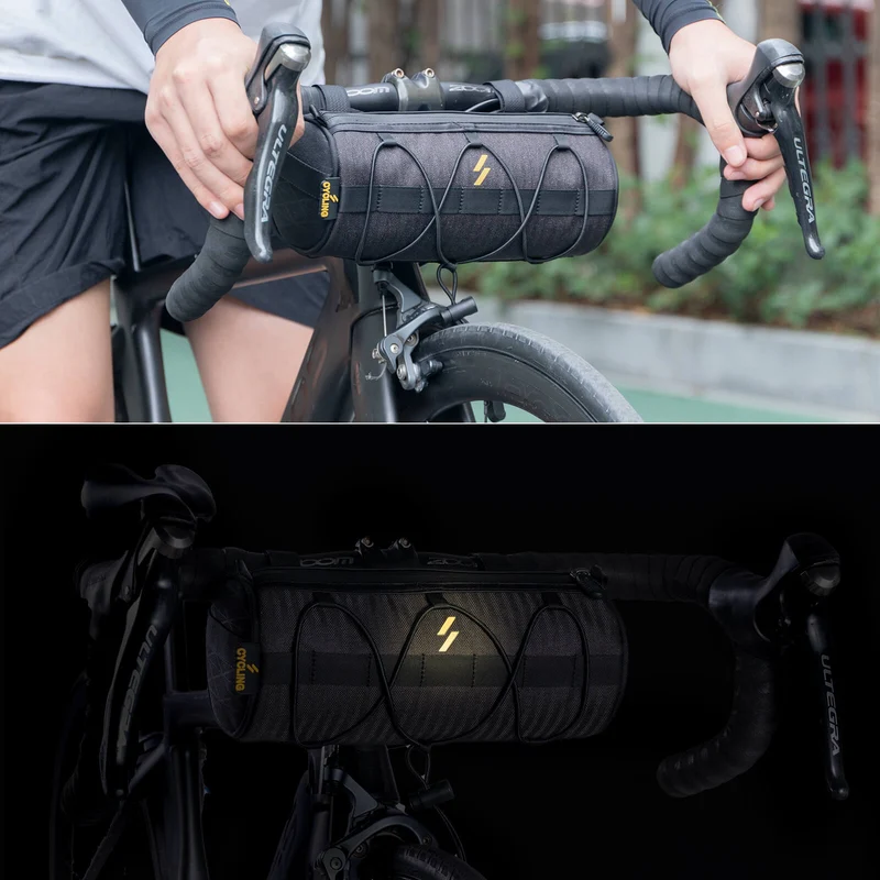 Lenkertasche 2,1L mit Schultergurt für MTB, Rennrad, Gravel & E-Bike