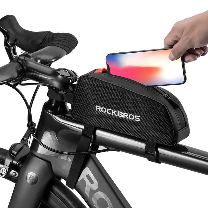 ROCKBROS Wasserdichte Rahmentasche Oberrohrtasche Schwarz 1л
