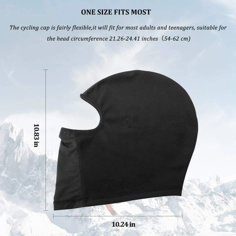 ROCKBROS Sturmhaube Warm Fahrrad Gesichtsmaske mit Brillenloch 54-62CM унісекс