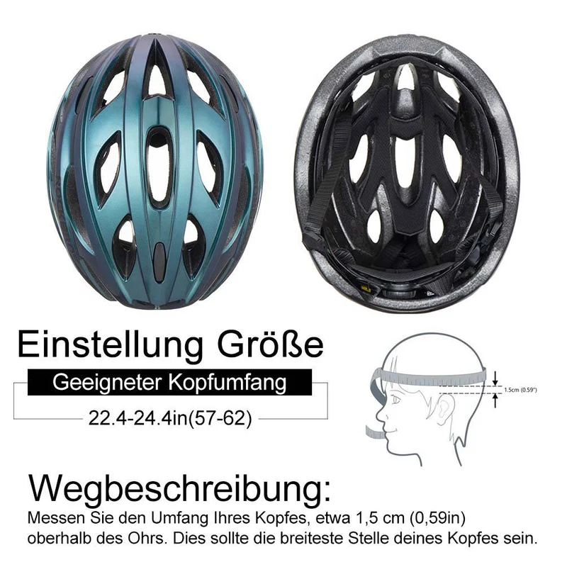 ROCKBROS Fahrradhelm met ingebouwde Magnetbrillen & Visier