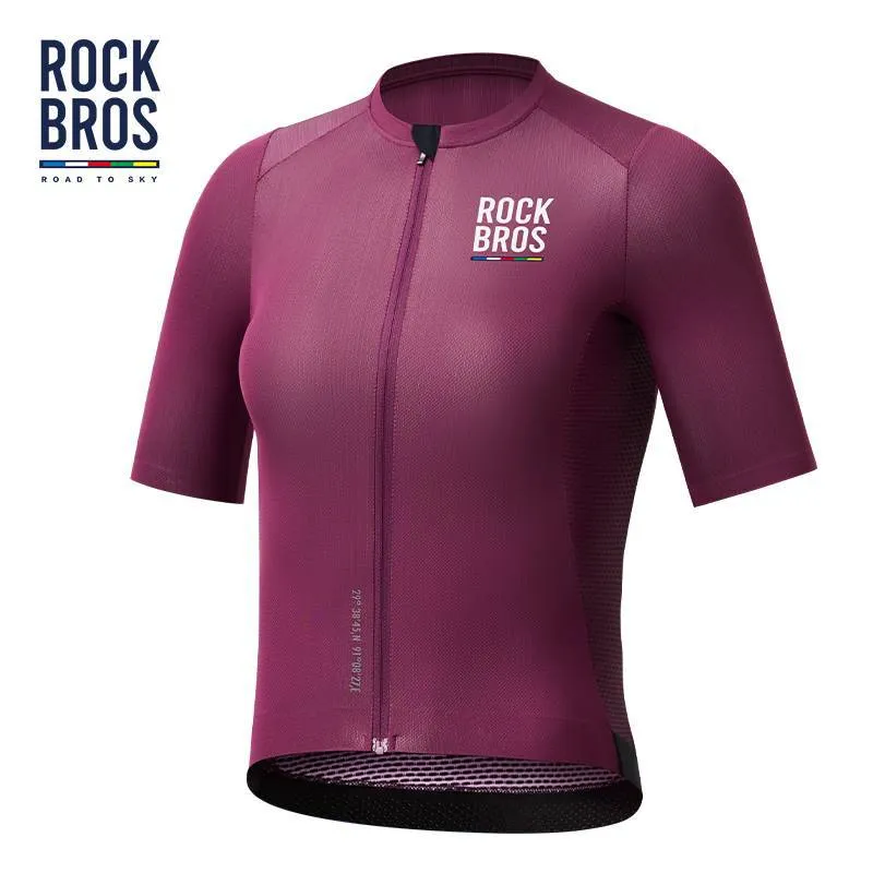 ROAD TO SKY Damen Kurzarm-Radtrikot Fahrrad Майка для MTB & Rennrad