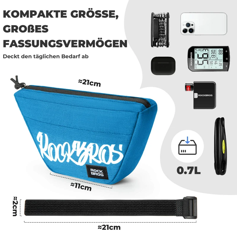 Lenkertasche Leicht Kompakt 0,7L - SketchRide-serie
