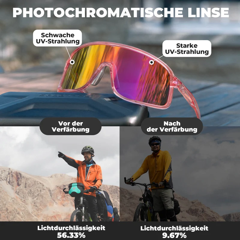 Sonnenbrille Selbsttönend UV400-Schutz – серыя SHOWDOW
