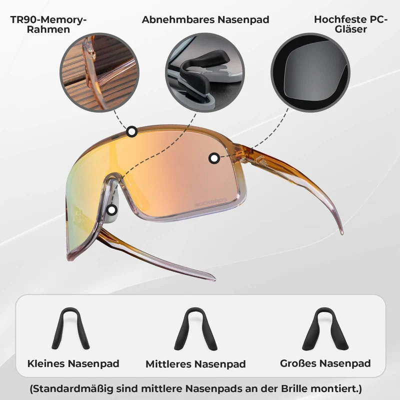 Sonnenbrille Selbsttönend UV400-Schutz – серыя SHOWDOW