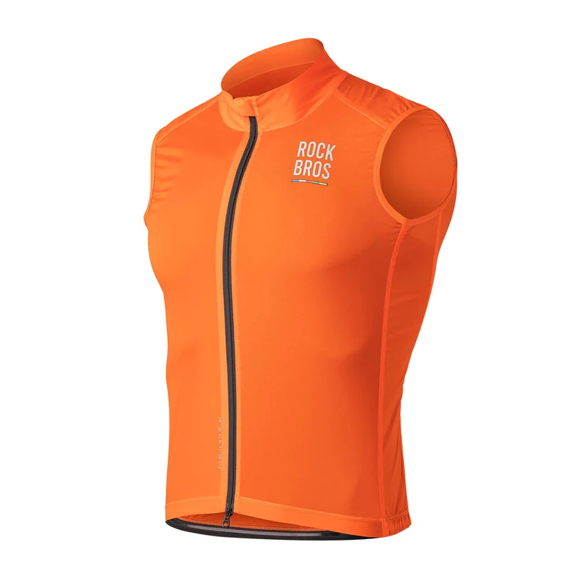 ROAD TO SKY Herren Fahrrad Ärmellos Weste Winddichte Fahrradjacke