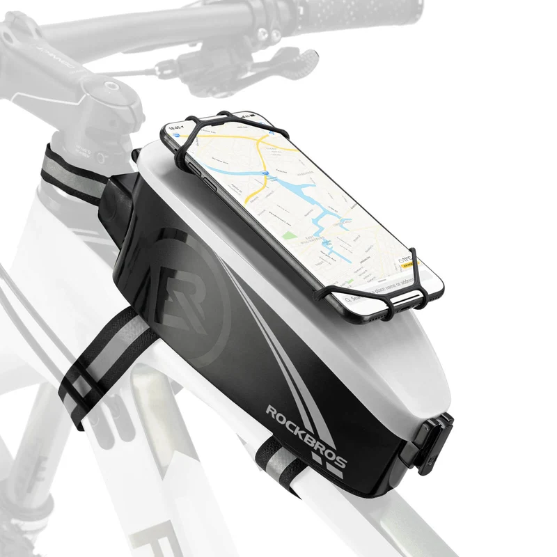 ROCKBROS Fahrrad Rahmentasche Oberrohrtasche mit Regenschutz