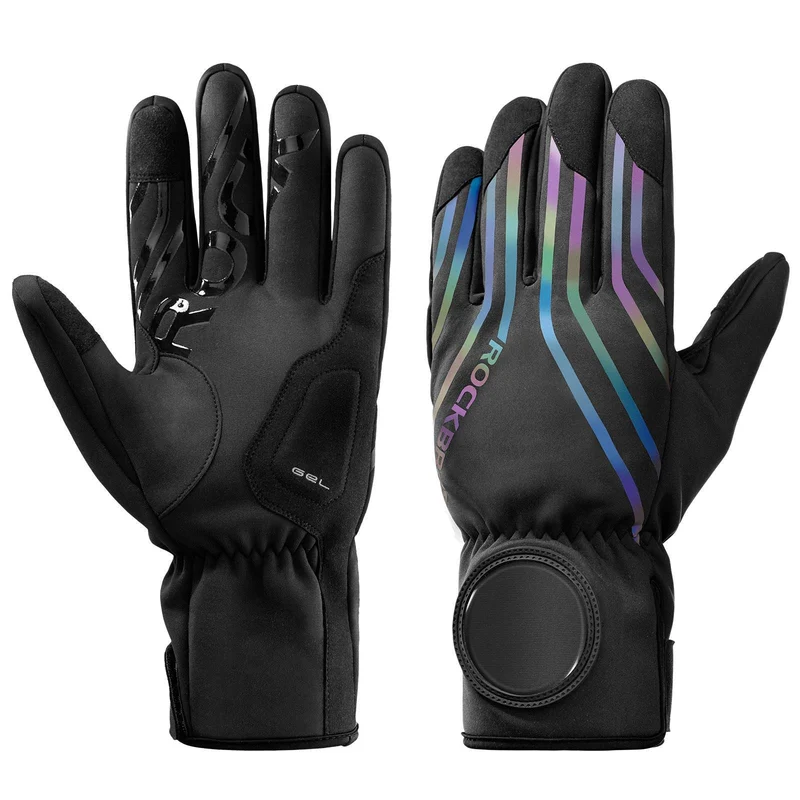 ROCKBROS Fahrradhandschoenen voor Lauf, MTB Atmungsaktive Schwarz M-2XL