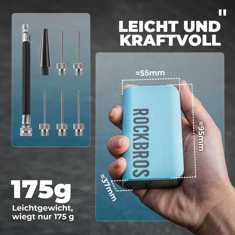 Elektrische Ballenpomp Luftpumpe 4 Ersatznadeln