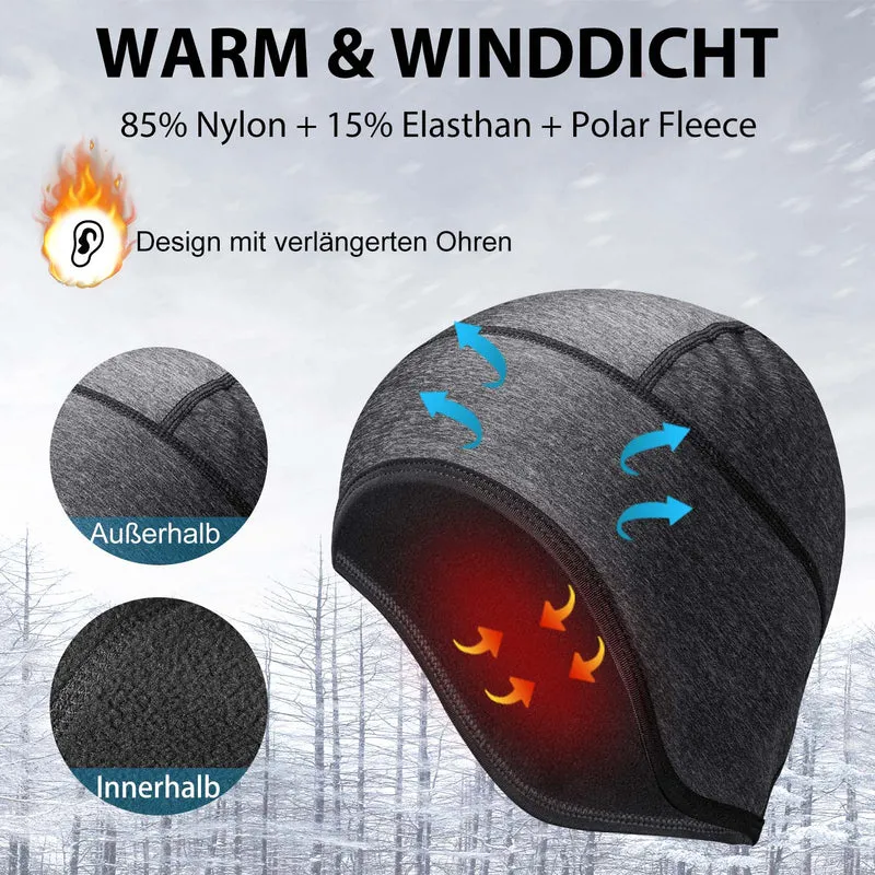 ROCKBROS Winter Fahrradmütze Helm Unterziehmütze met reflecterende Logo