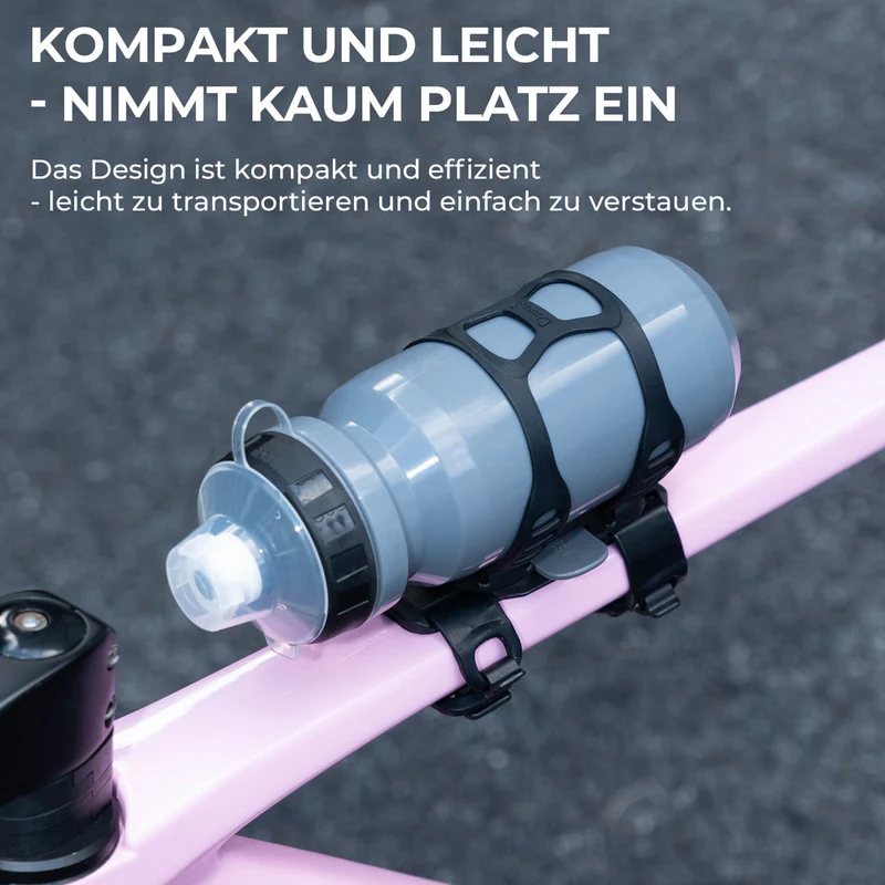 Magnetische flaschenhalter für Fahrrad – met riembefestigung