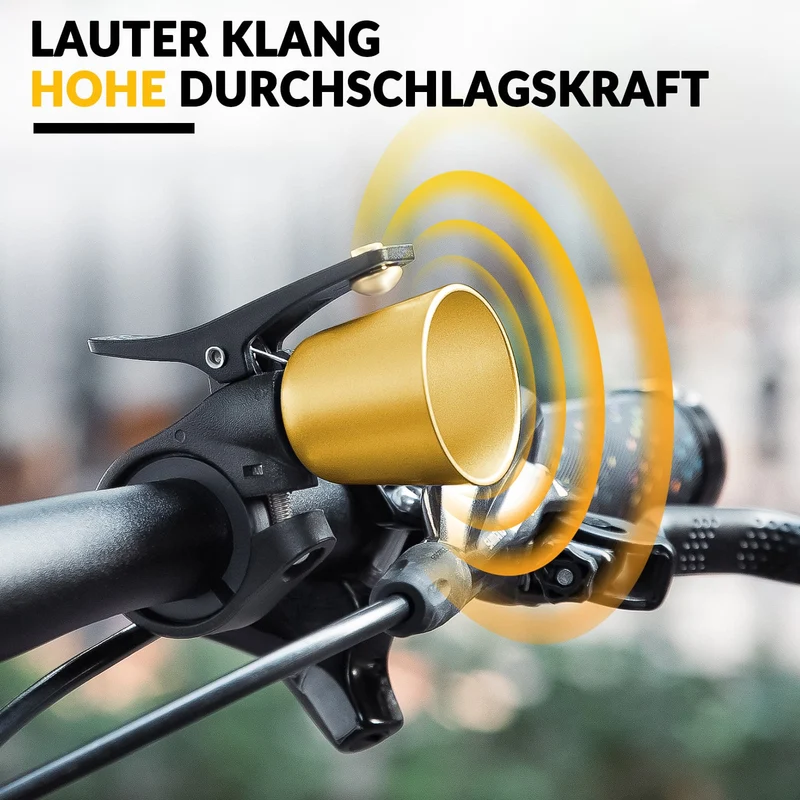 ROCKBROS Fahrradklingel Laut Retro Klingel voor MTB Rennrad Vier Farben