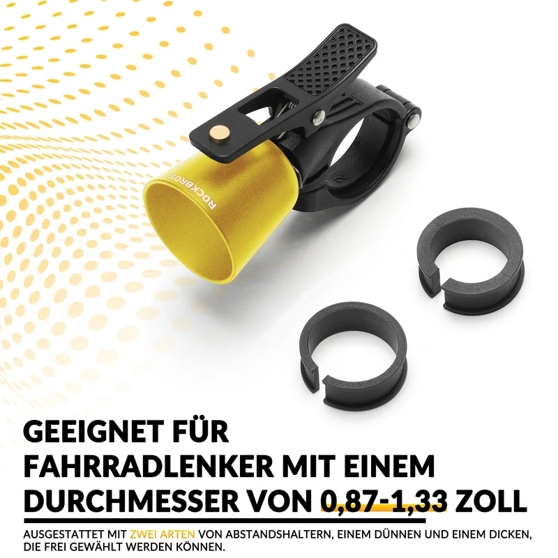 ROCKBROS Fahrradklingel Laut Retro Klingel voor MTB Rennrad Vier Farben