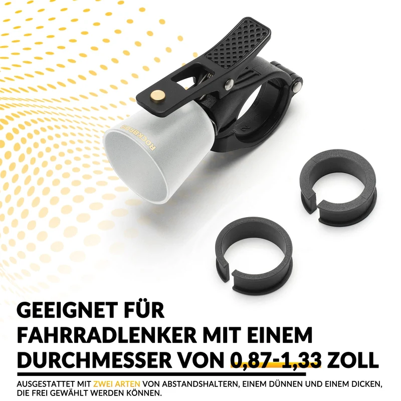 ROCKBROS Fahrradklingel Laut Retro Klingel voor MTB Rennrad Vier Farben